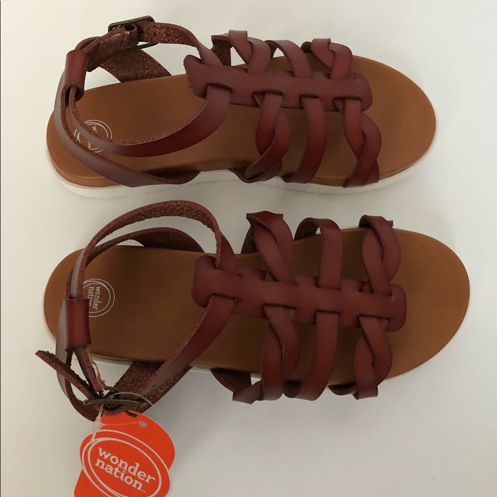 WONDER NATION GLADIATOR KIDS & GIRLS SANDAL SIZE 3